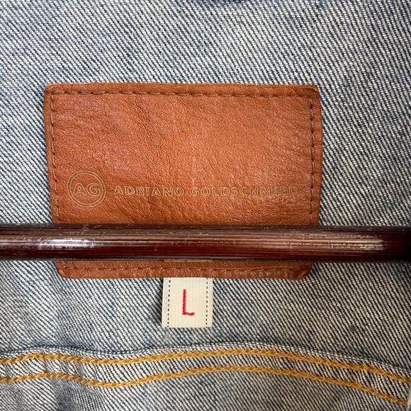 AG Adriano Goldschmied - Robyn Denim Jacket, Size L - Picture 4 of 9